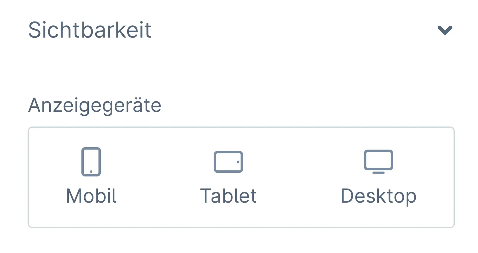 Shopware 6 Erlebniswelten - Sichtbarkeit