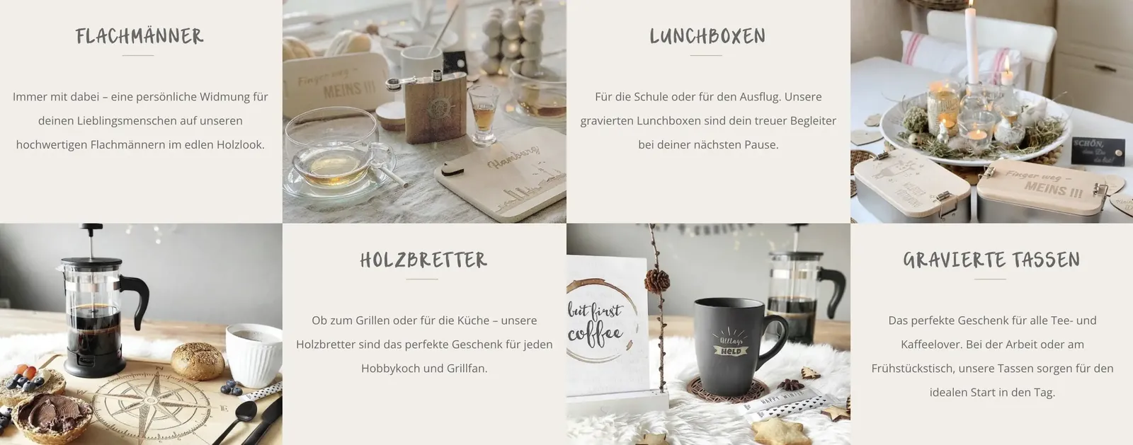 Landing Page - Spruchreif Geschenke