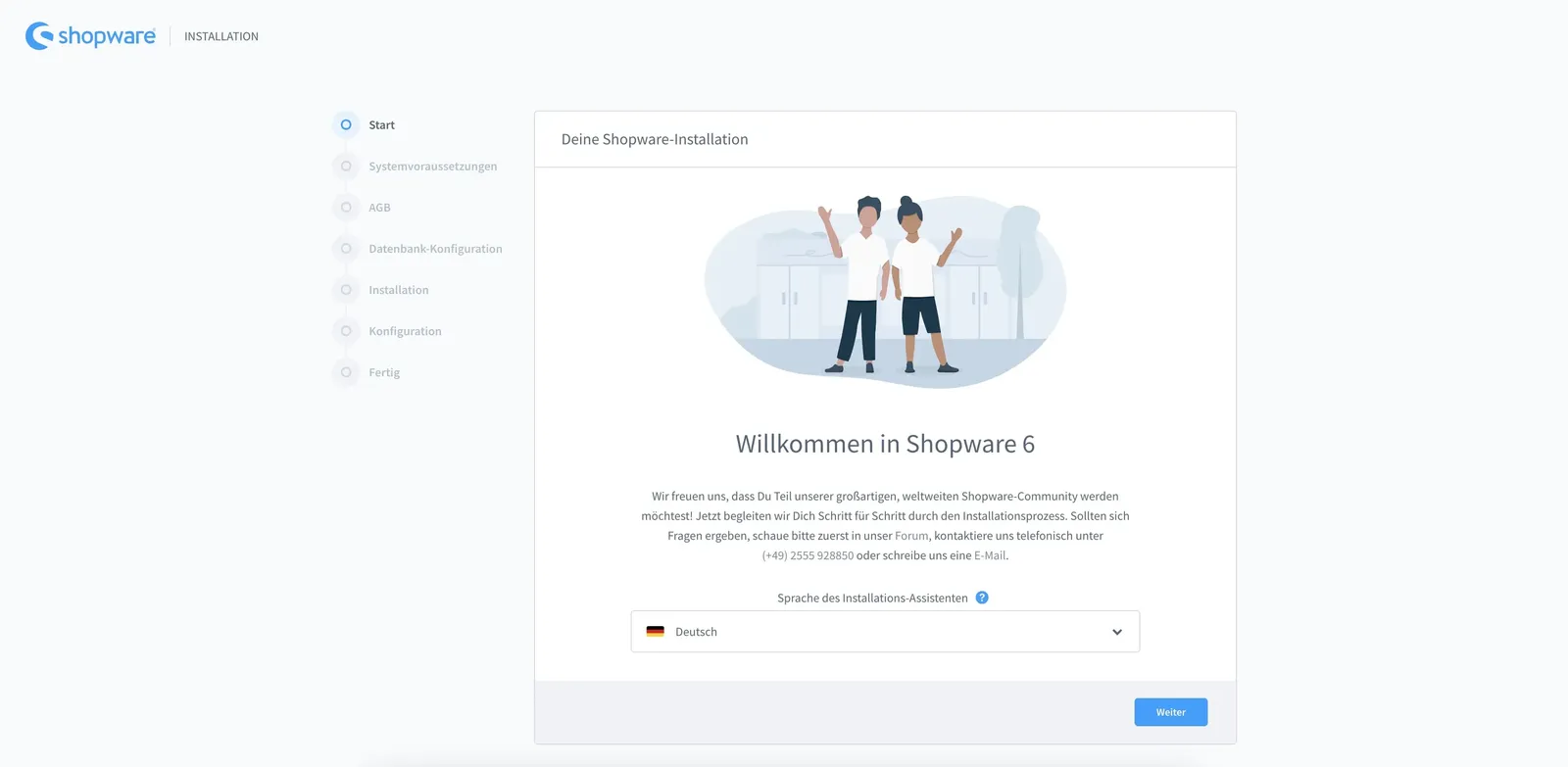 Start - Shopware Installer