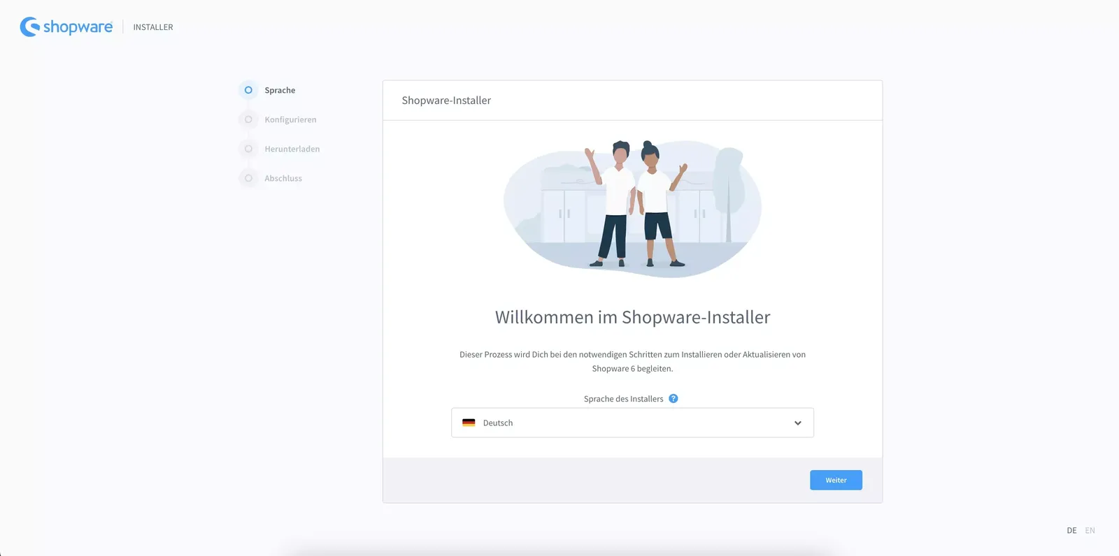 Shopware 6 Installer