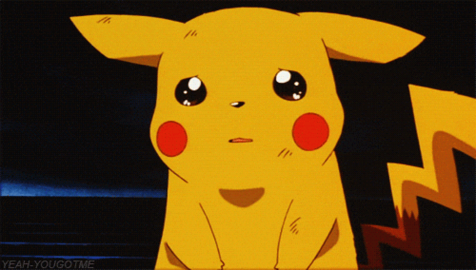 Pikachu traurig