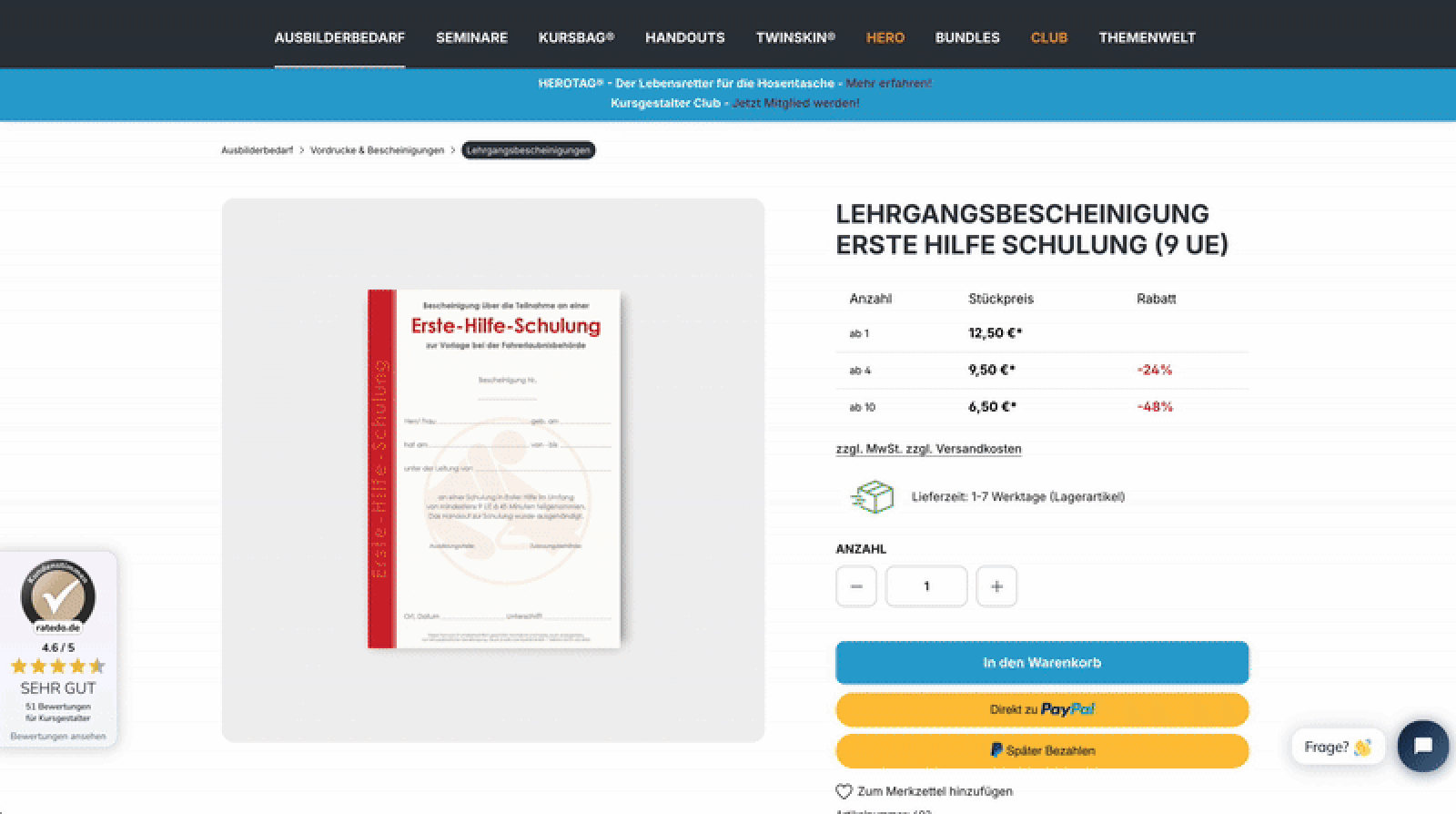 Eingebundener SEO-Content