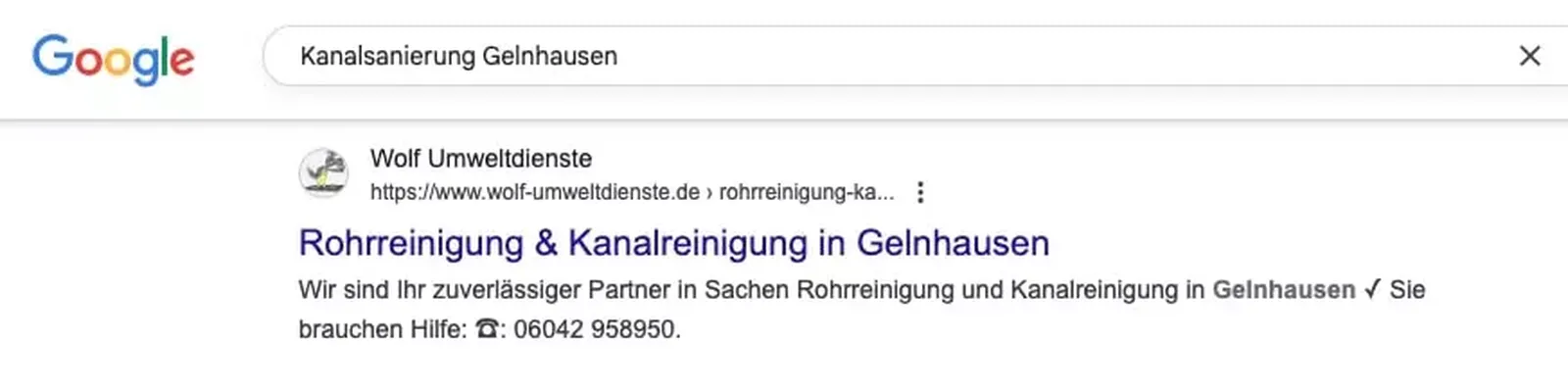 Kanalsanierung in Gelnhausen