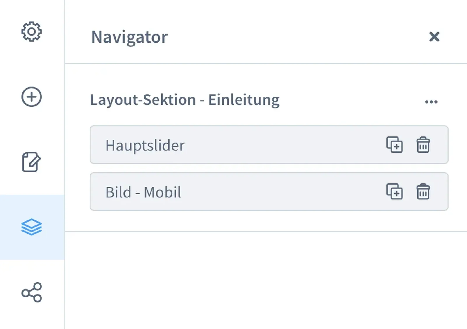 Shopware 6 Erlebniswelten - Navigator