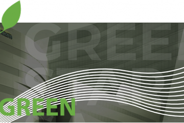 solid green banner