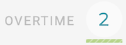 Submitted overtime indicator in timesheet VOGSY