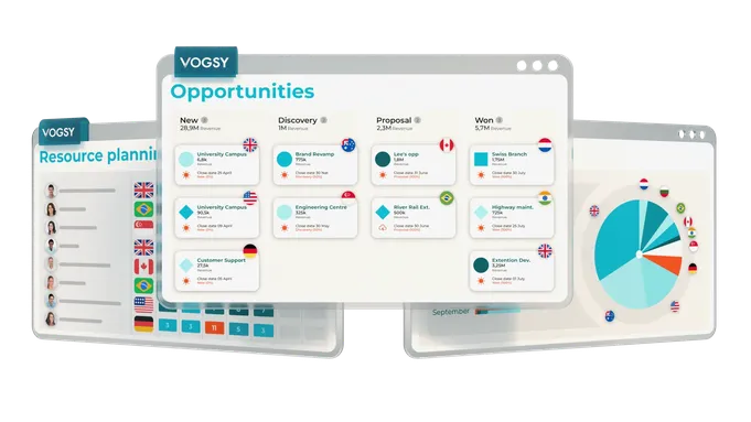 VOGSY Sales management hero image transparent