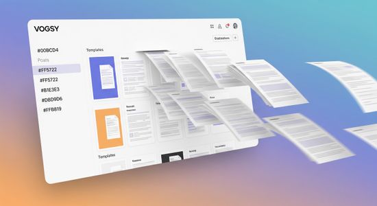 Document templates in VOGSY