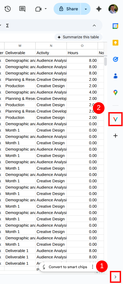 Location of the sheet addon