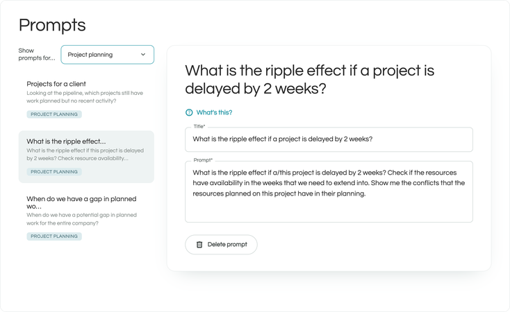 prompt management screenshot mockup 2