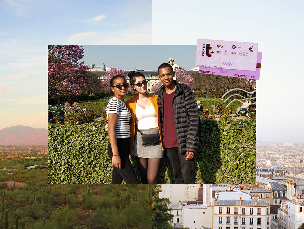 Duncan on his Paris, France tour