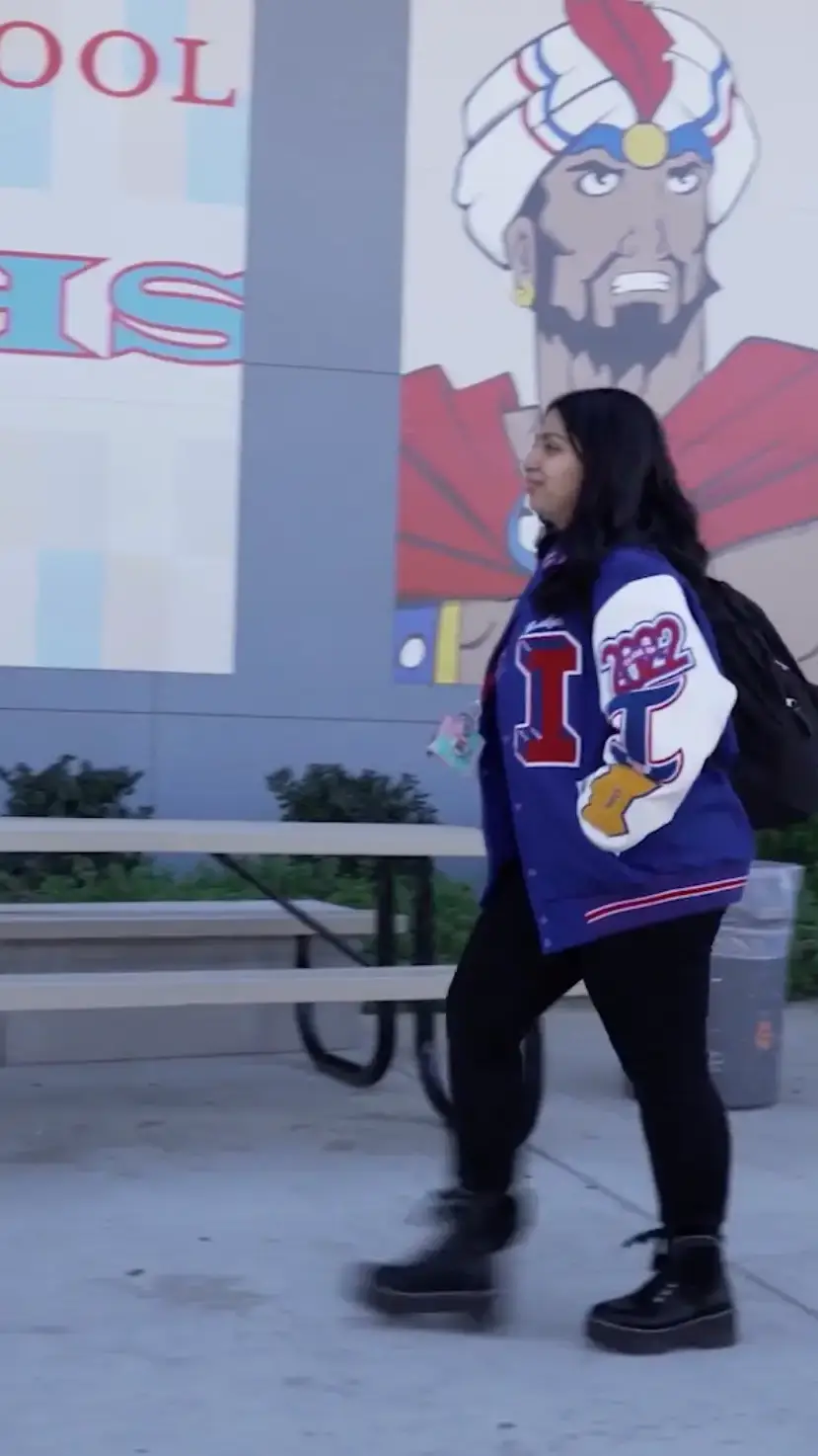 jenny at her high school