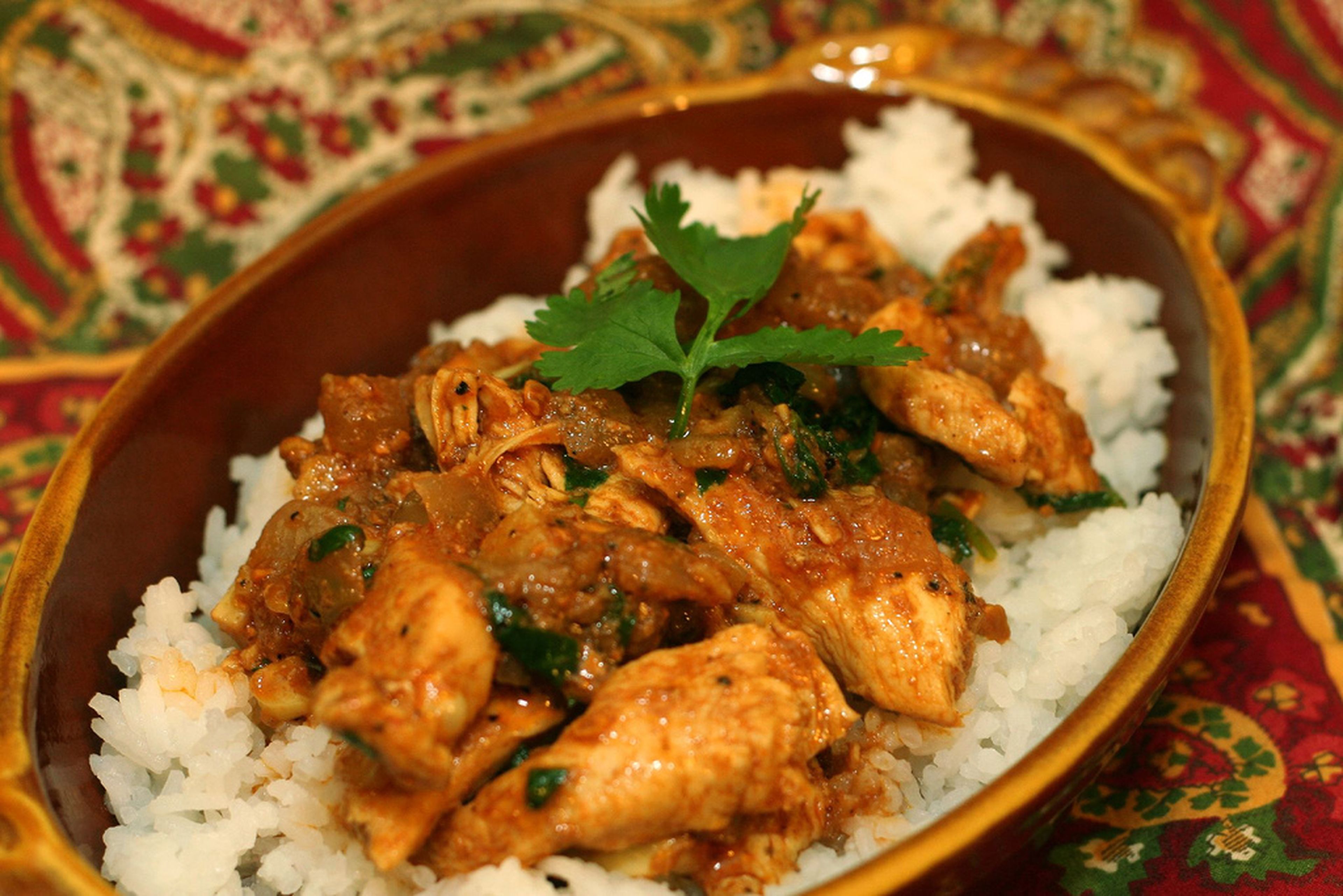most popular Indian dishes: chicken tikka masala