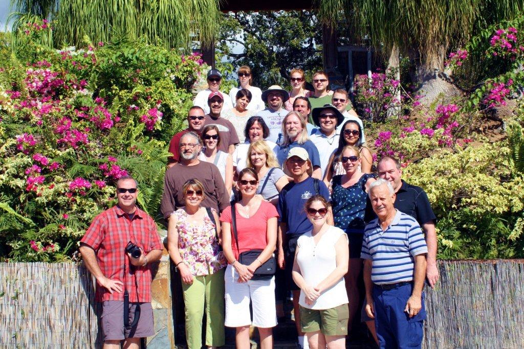 EF - group leaders posing on a teacher convention tour