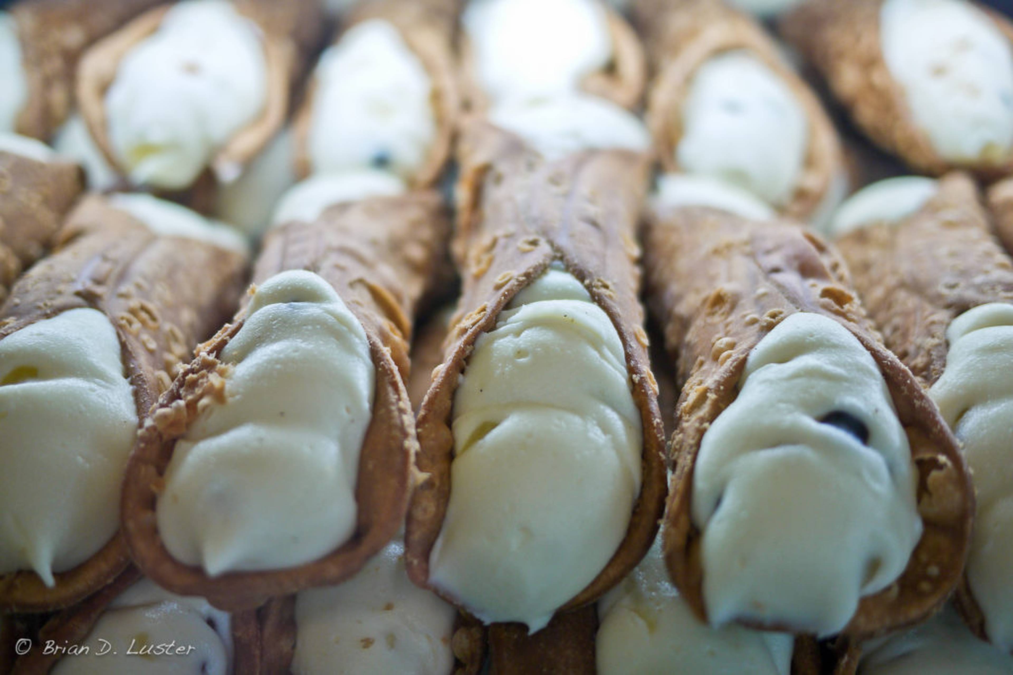 Row of Cannoli
