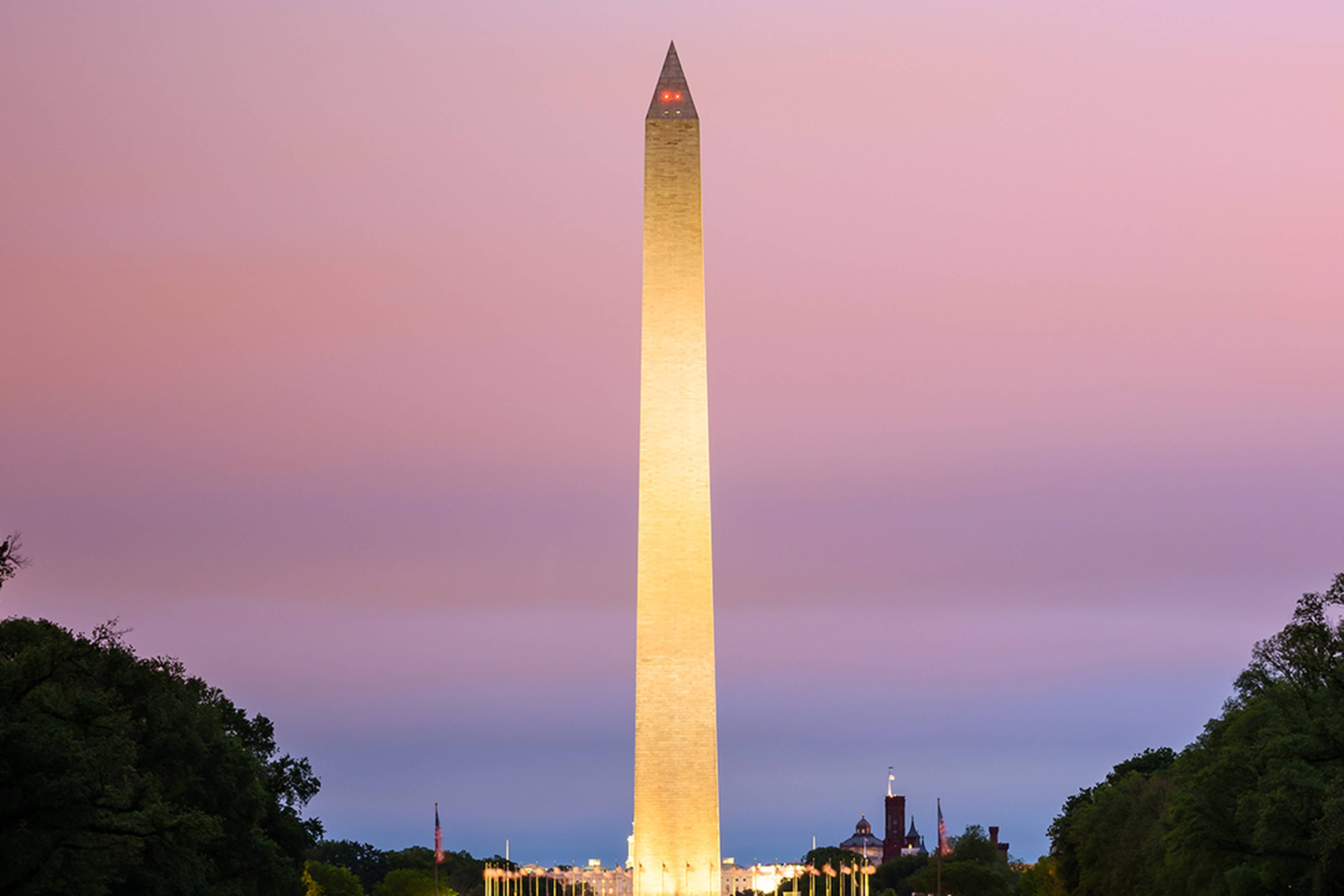 The Washington Monument is one of the most famous landmarks around the world