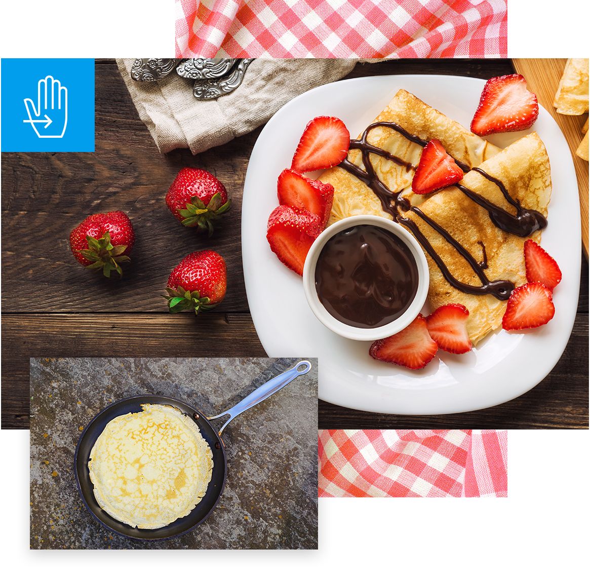 voila: authentic French crepe recipe