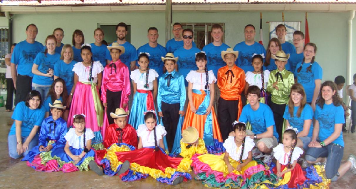 Costa Rica student tour group