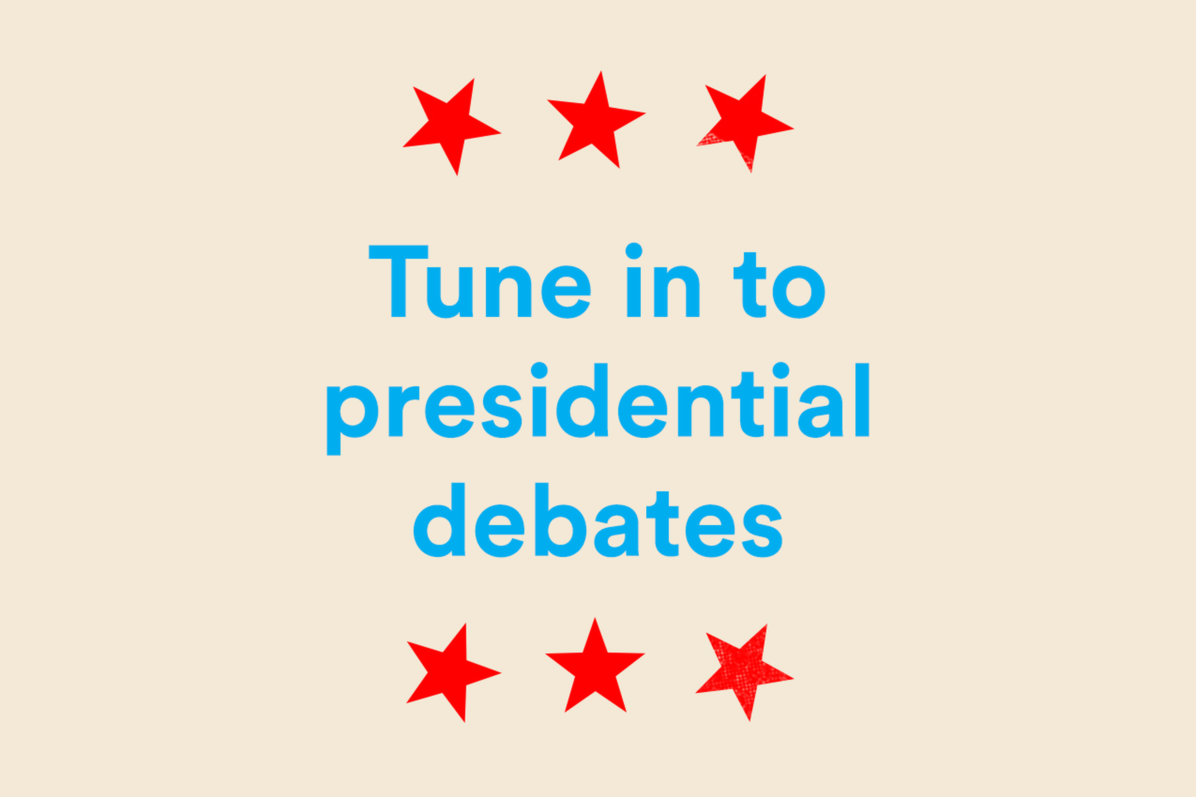 tune in to presidential debates before Inauguration