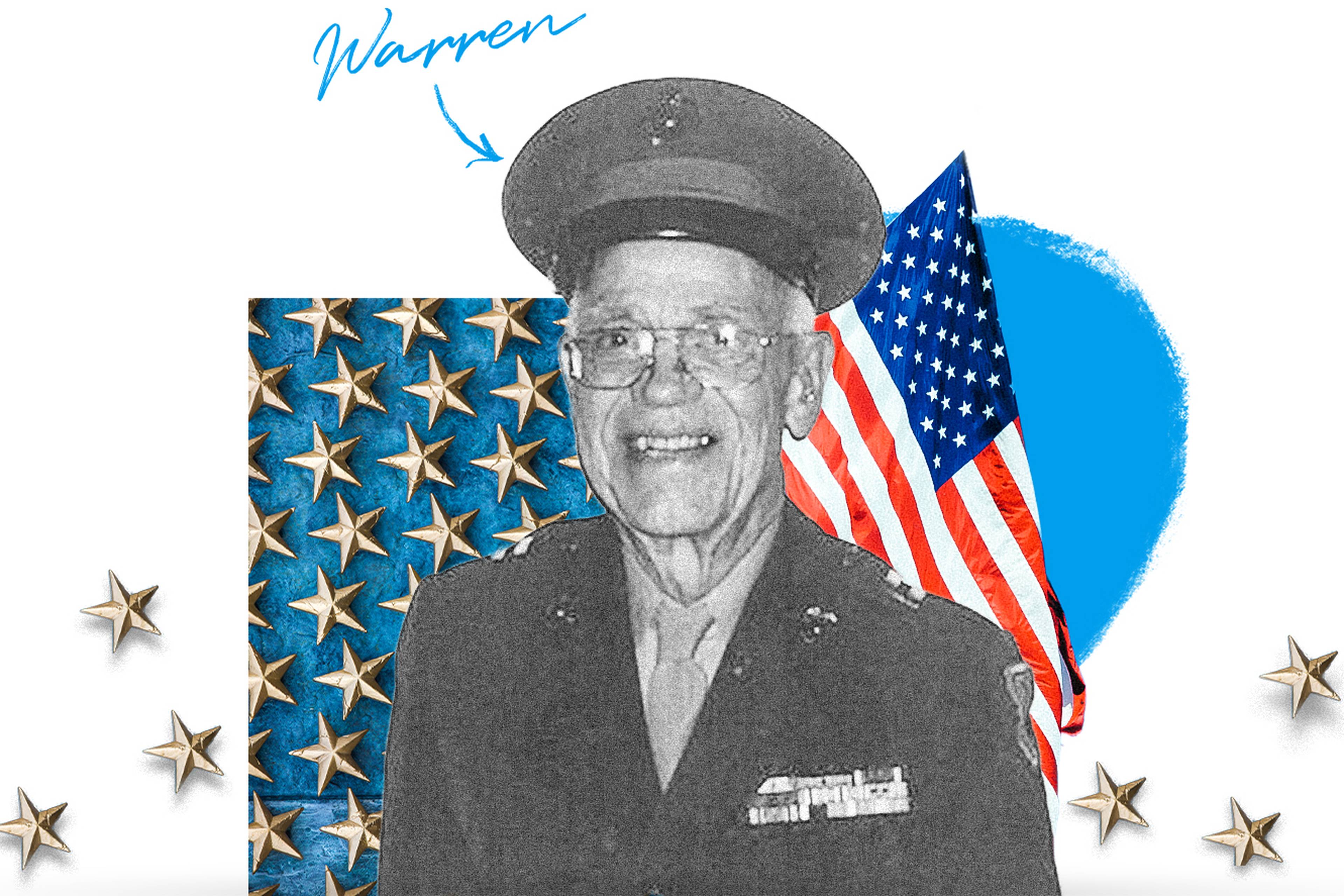 Warren, a veteran who was in World War II