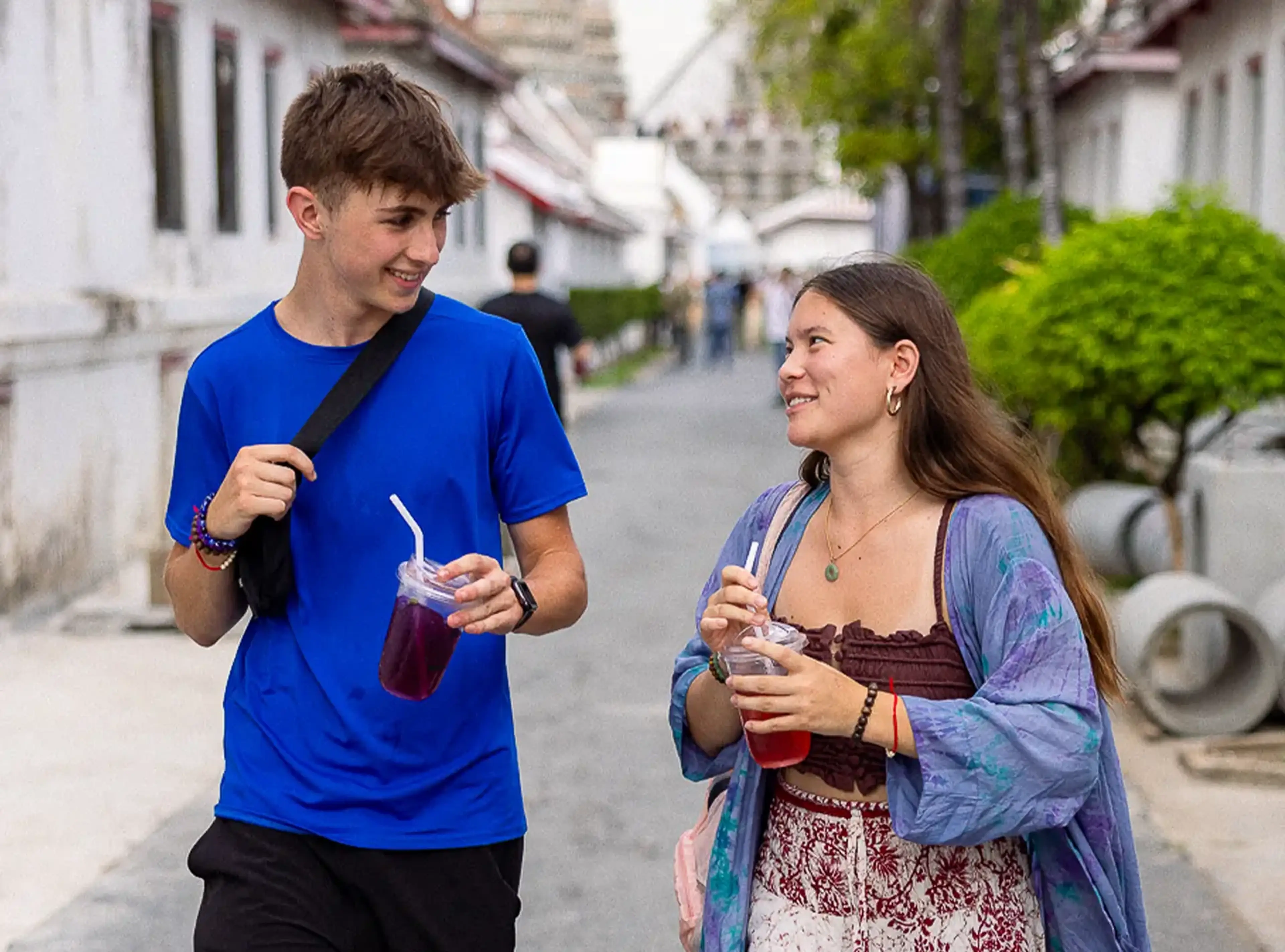 student passports allow for refreshments on tour like this