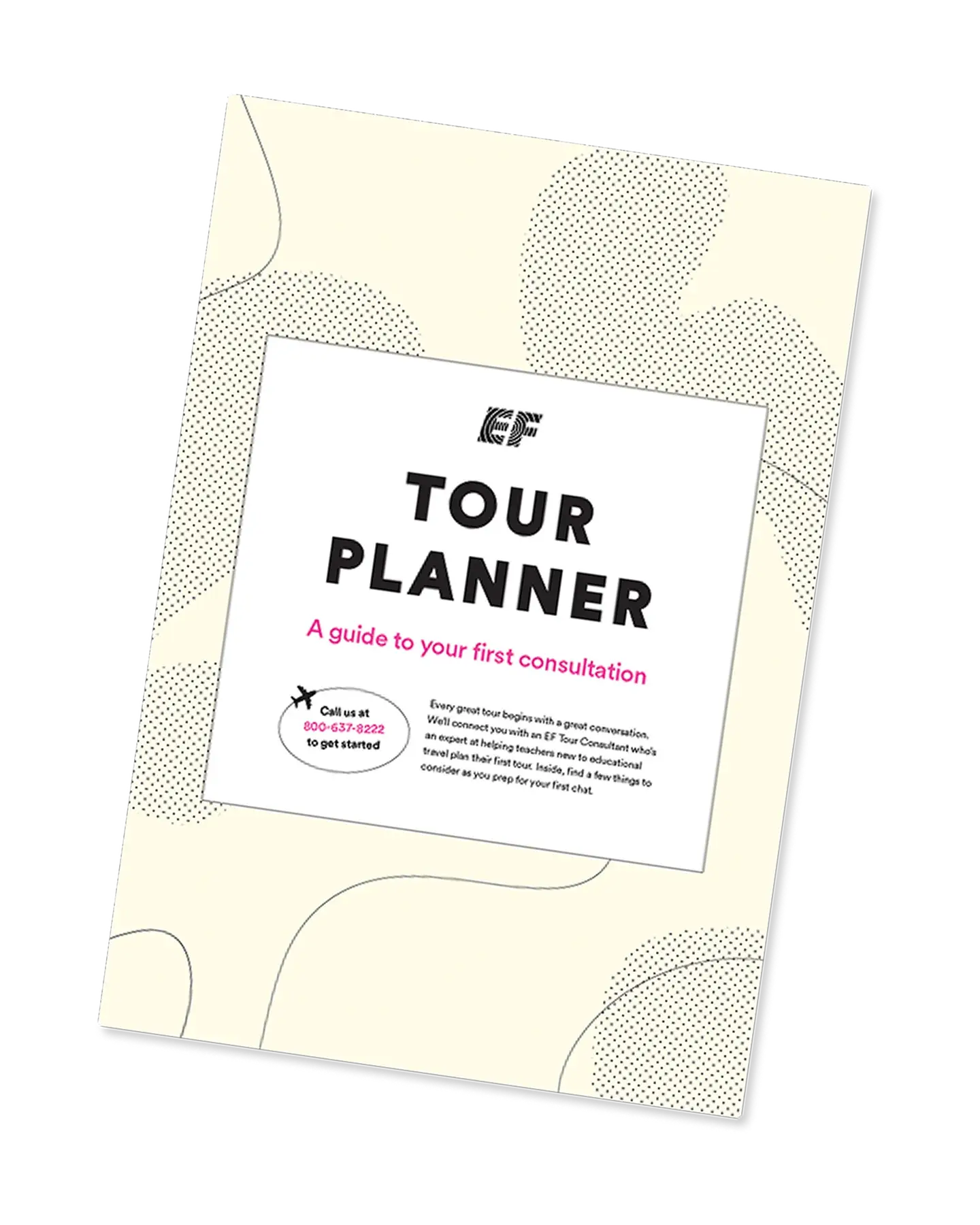 Cover of EF Tour Planner printout