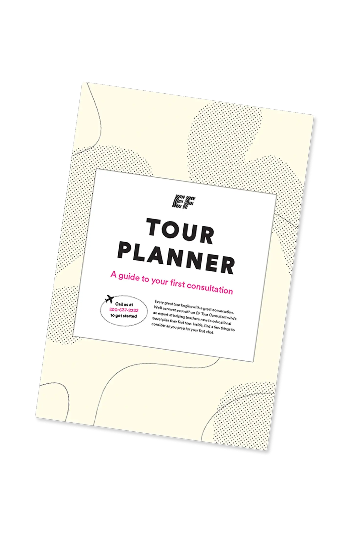Cover of EF Tour Planner printout
