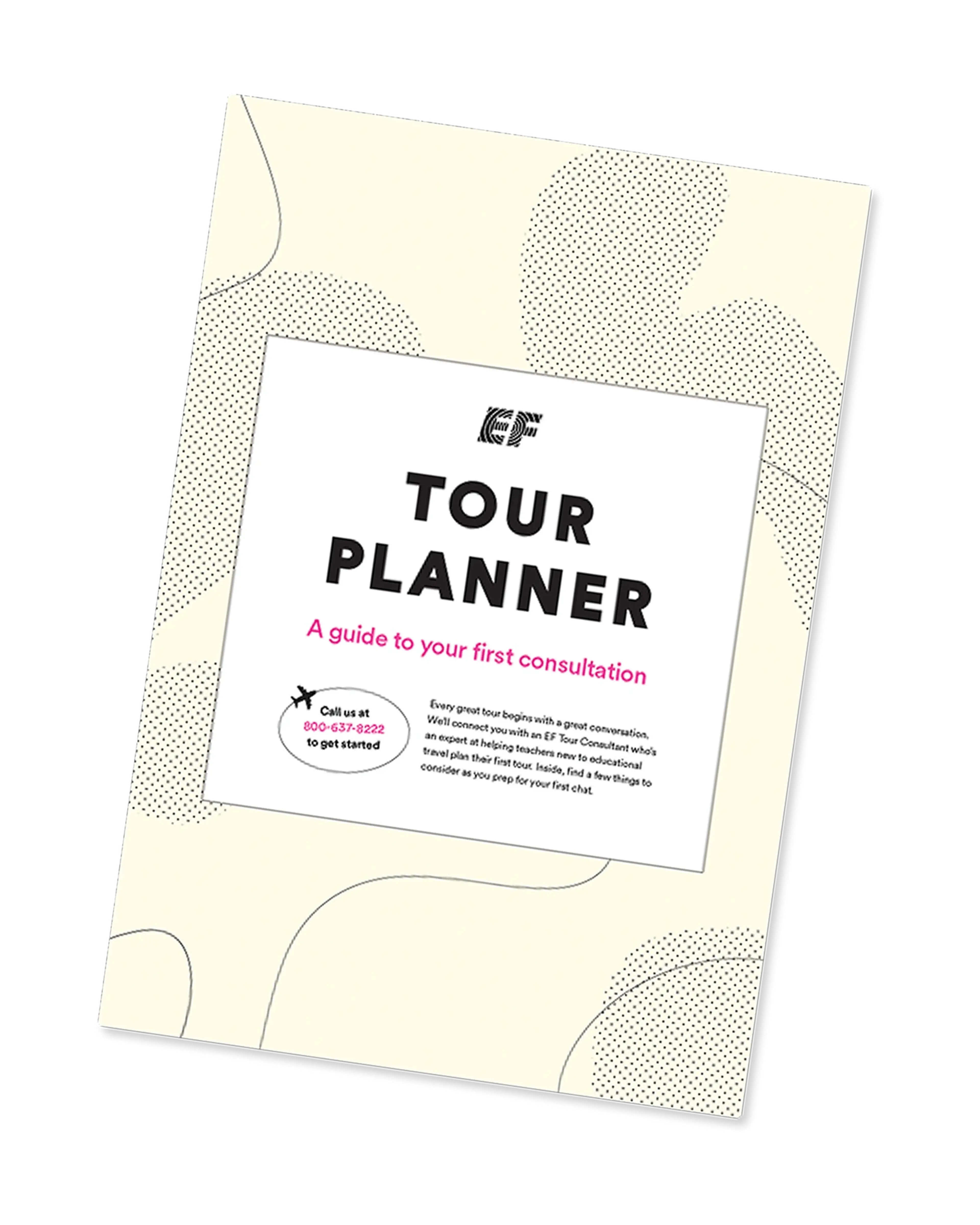 Cover of EF Tour Planner printout