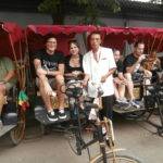 Riding in a Rickshaw in China