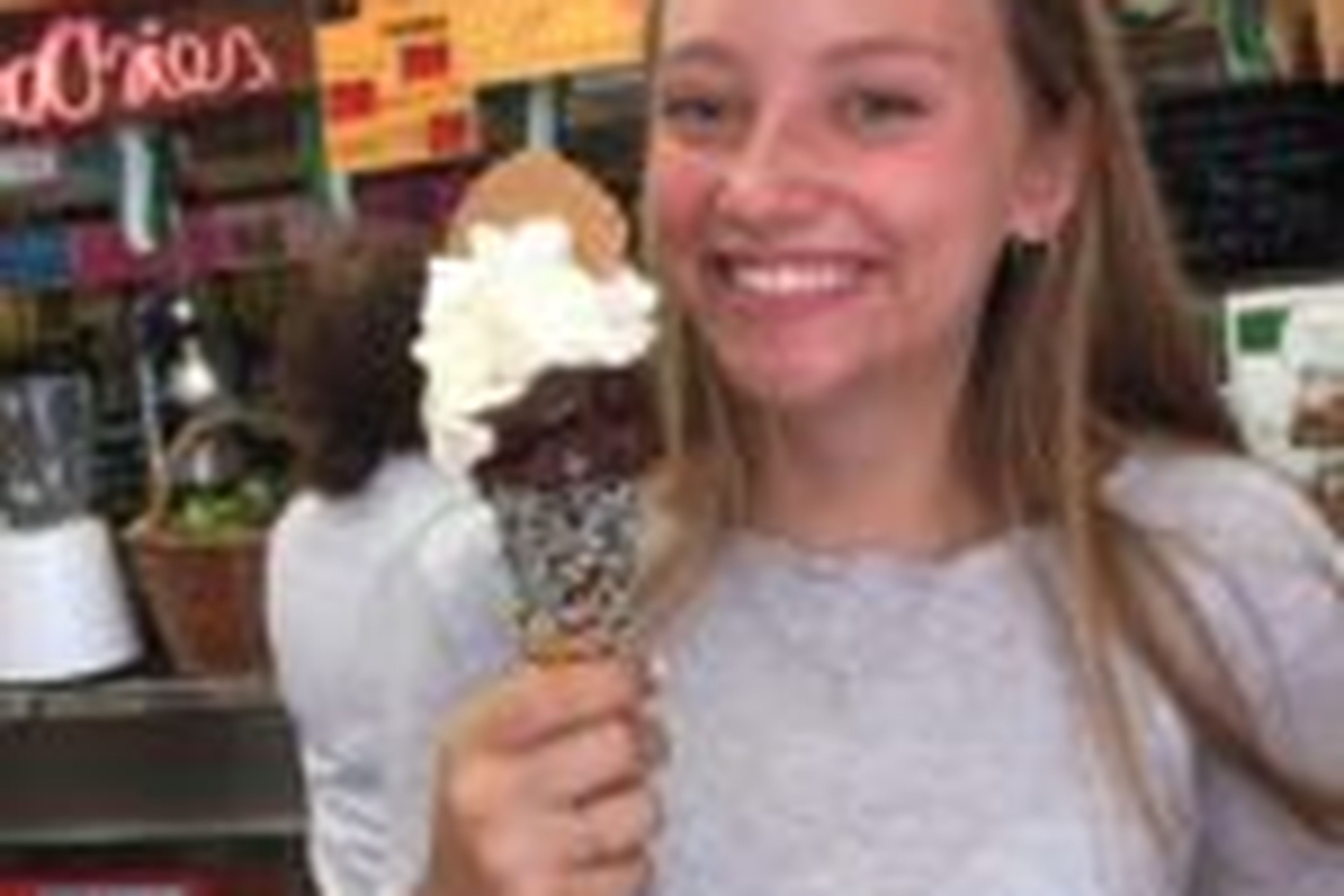Girl with ice cream