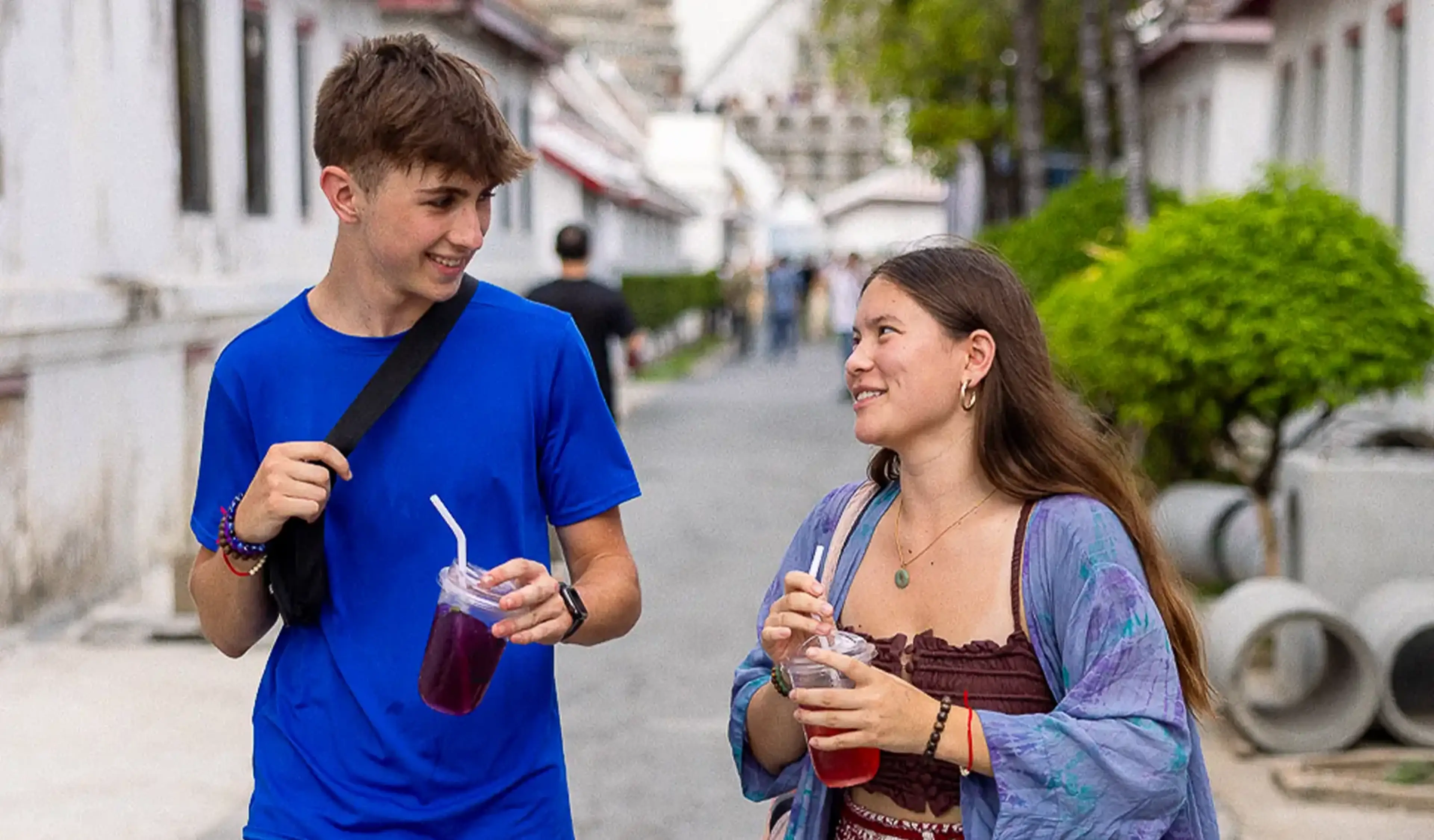 student passports allow for refreshments on tour like this