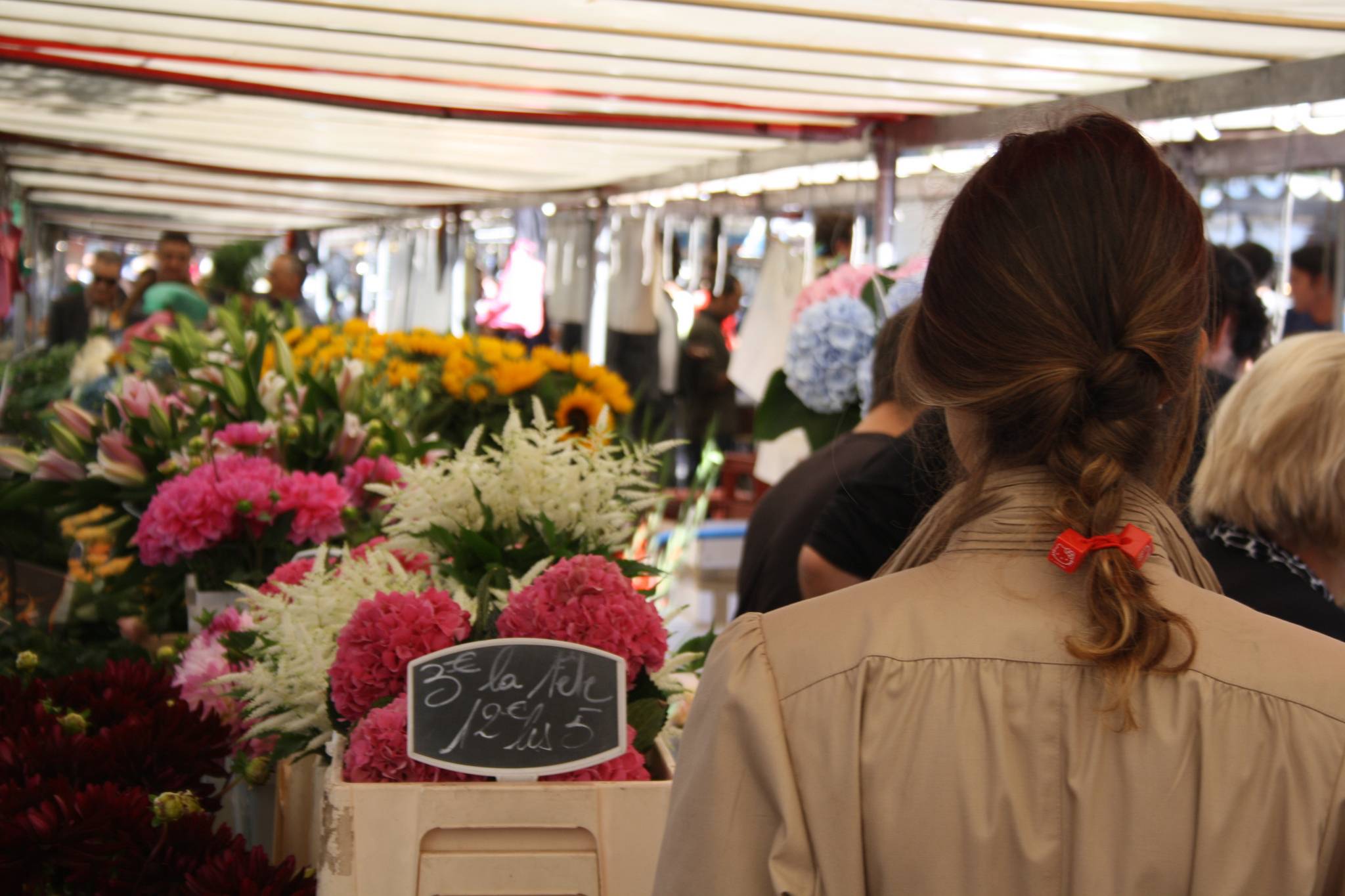 Bastille Market Flower stall