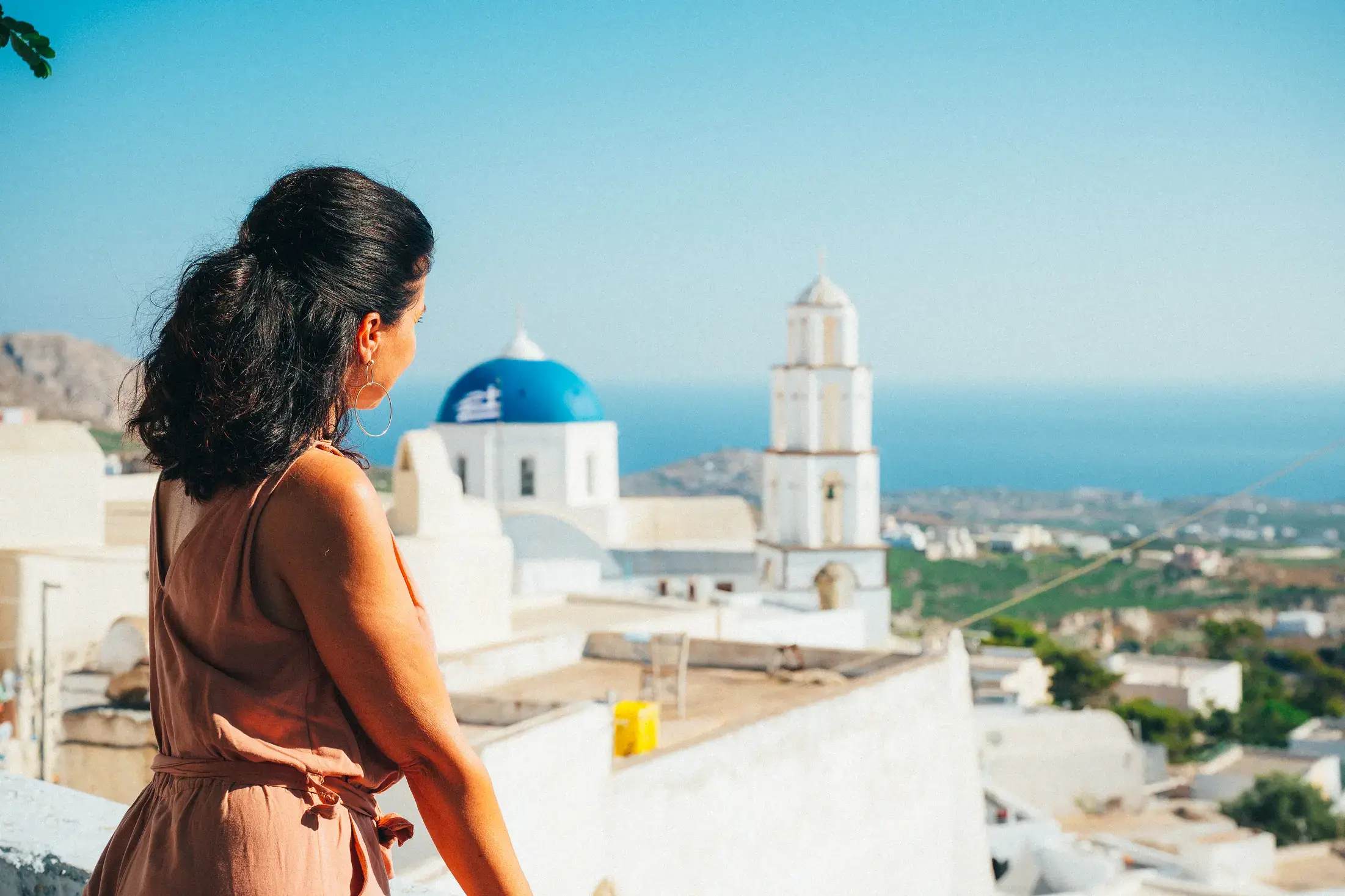 Woman in Athens, Greece