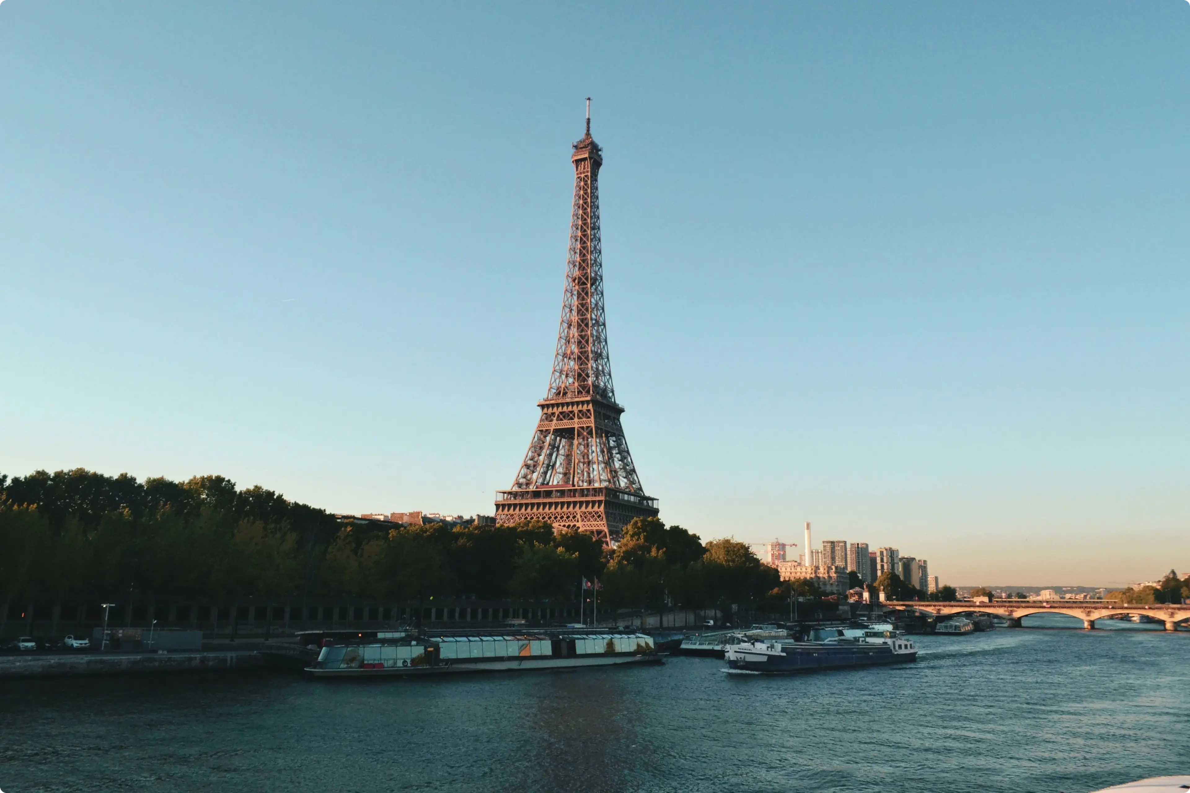 The Eiffel Tower in Paris