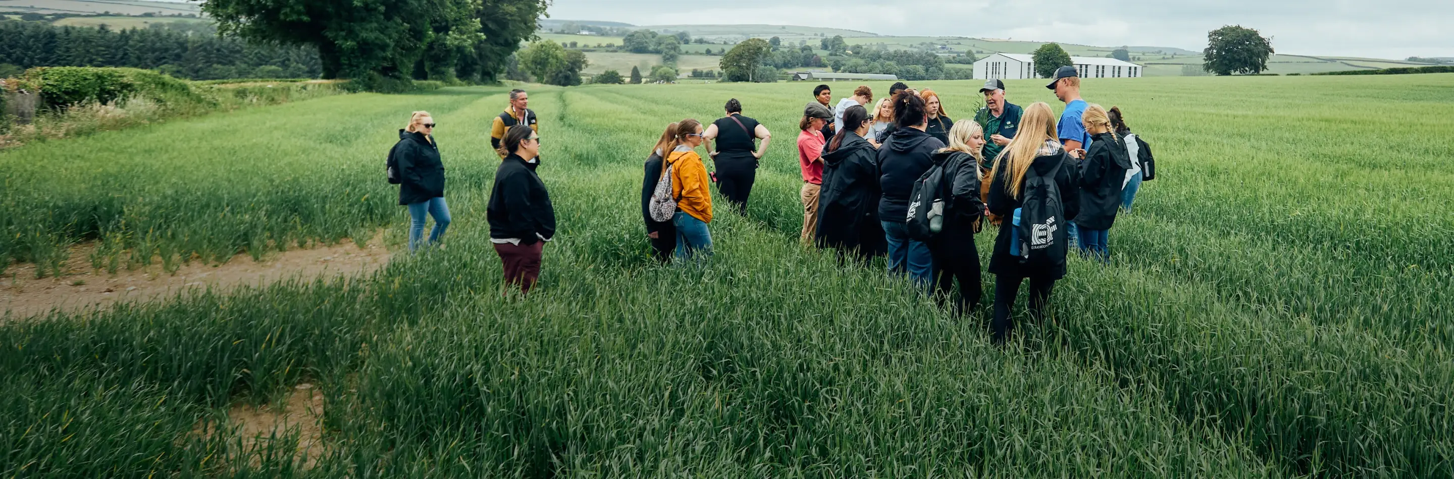 A group at a farm in Ireland