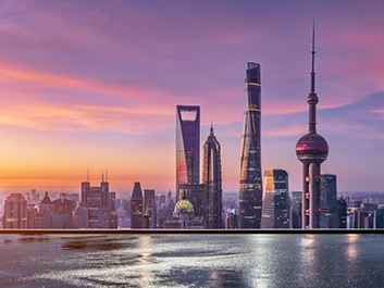skyline of shanghai