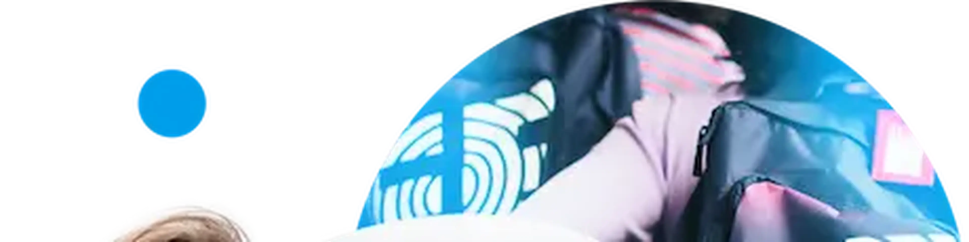 top of the collage with ef backpacks