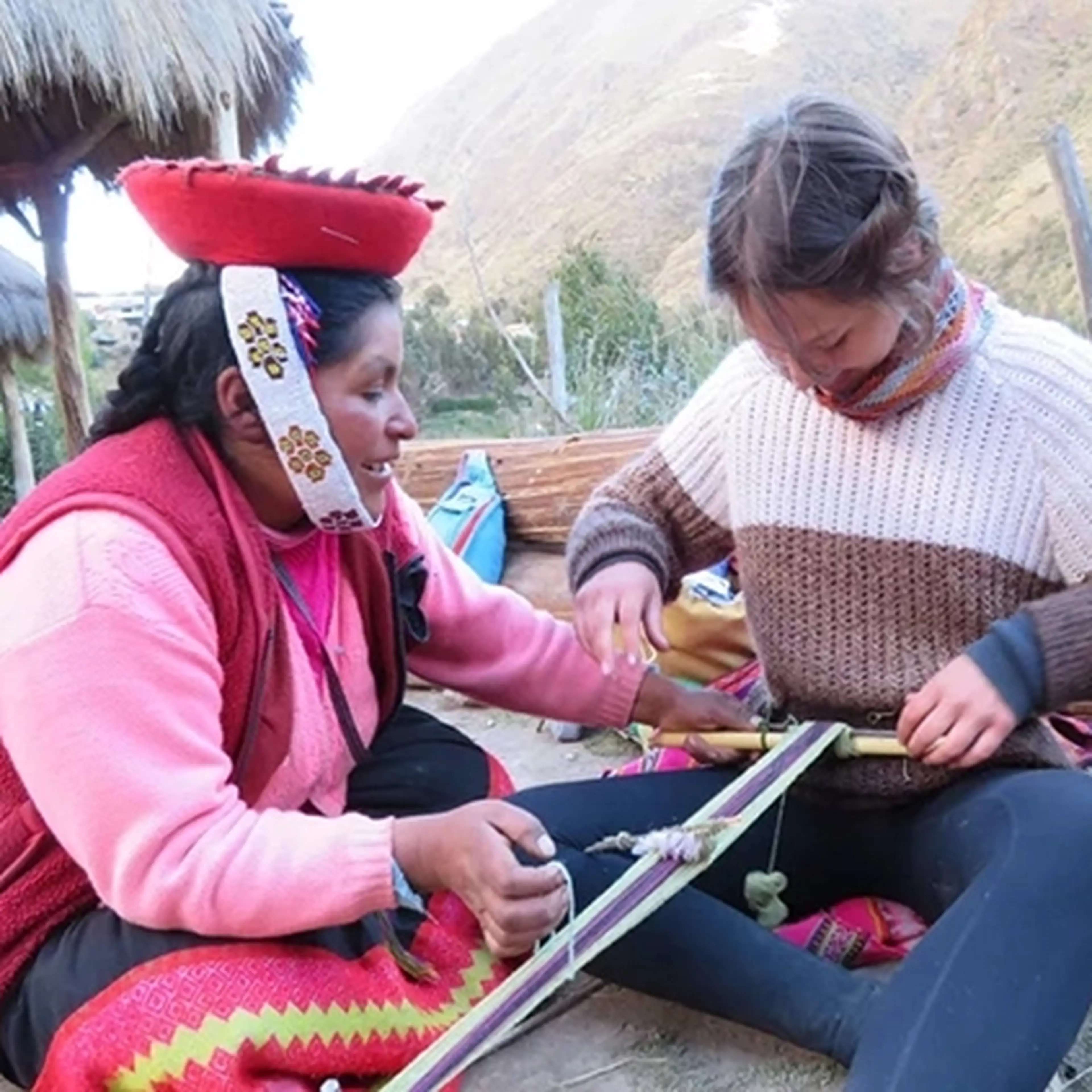 Learn about Peruvian weaving history