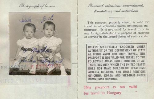 This passport is not valid for travel to Hungary