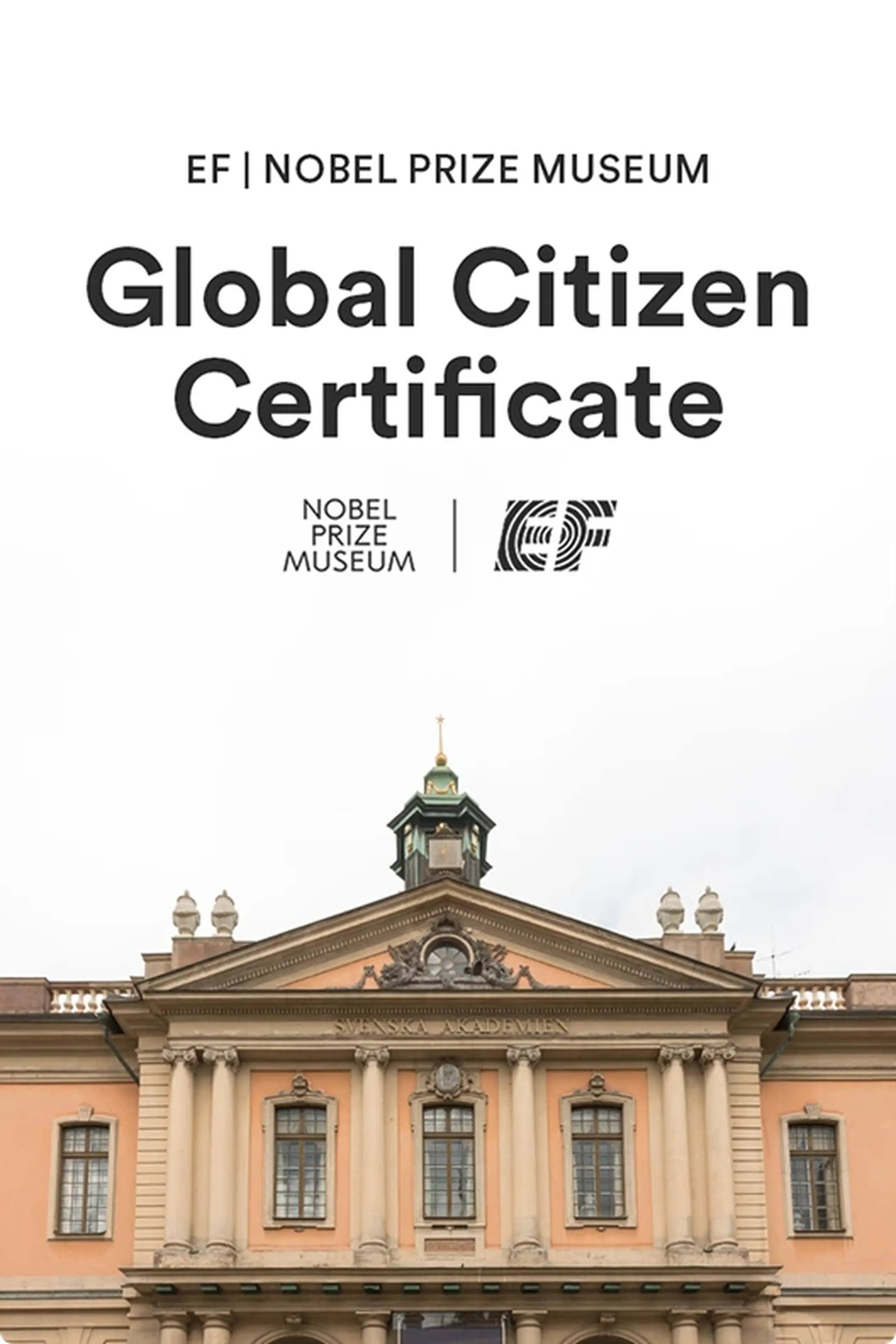 Global Citizen Certificate