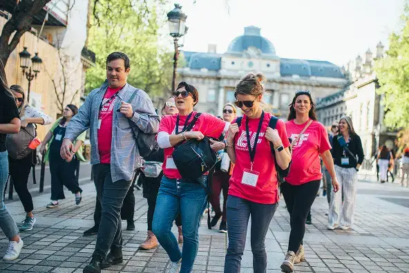 ef staff on a training tour