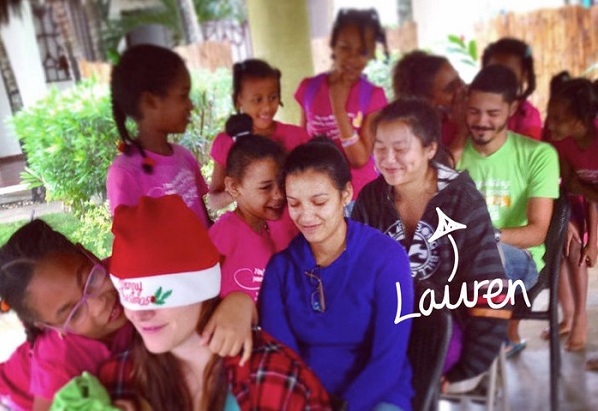 Lauren C at the Mariposa DR Foundation