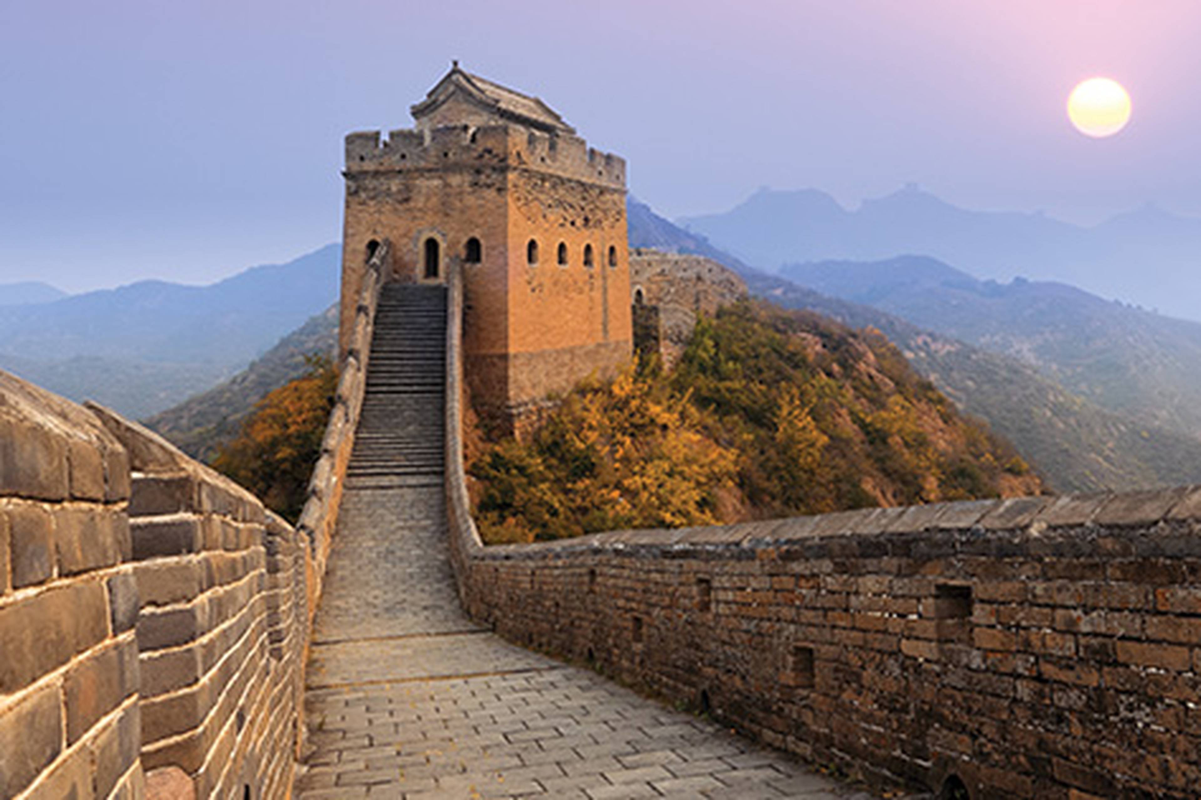 China_Great Wall of China Sunset