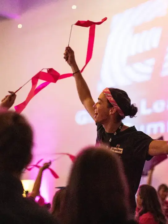 students at a global leadership summit