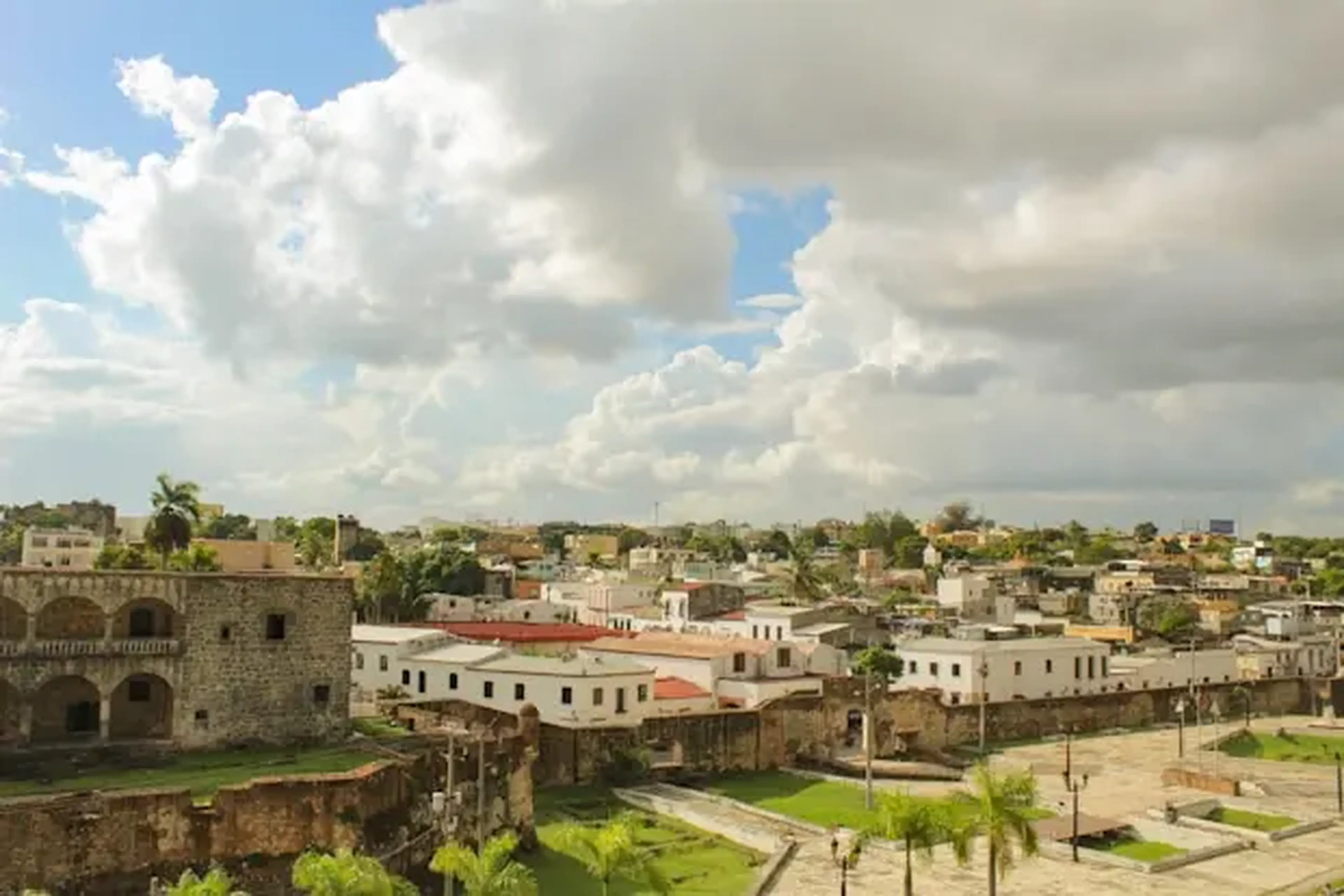 view of old town in dominican republic