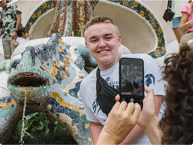 Explore Antonio Gaudí’s colorful universe at La Sagrada Família and Park Güell
