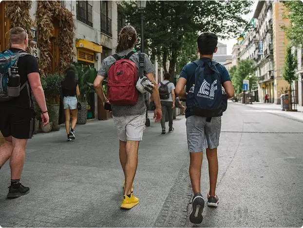 Walk through iconic sites like Puerta del Sol, Plaza Mayor, and Mercado de San Miguel