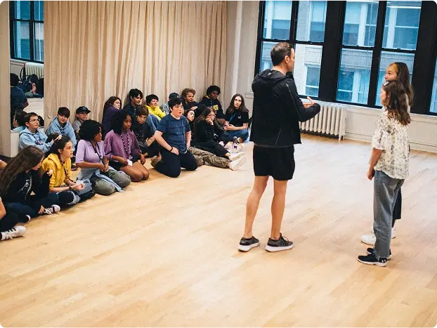 Learn about the London theater scene during a hands-on workshop at a local drama studio