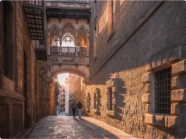 Wind through the medieval Gothic Quarter on a self-guided scavenger hunt