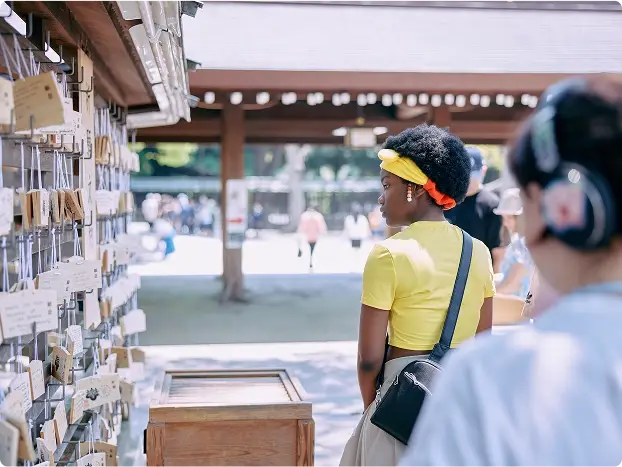 Find a moment of peace and quiet in the middle of the city at Meiji Shinto Shrine